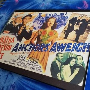 Hollywood Vintage Gene Kelly Frank Sinatra Kathryn Grayson Wall Decor Broadway